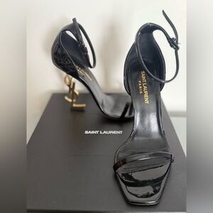 YSL Gold heel sandals